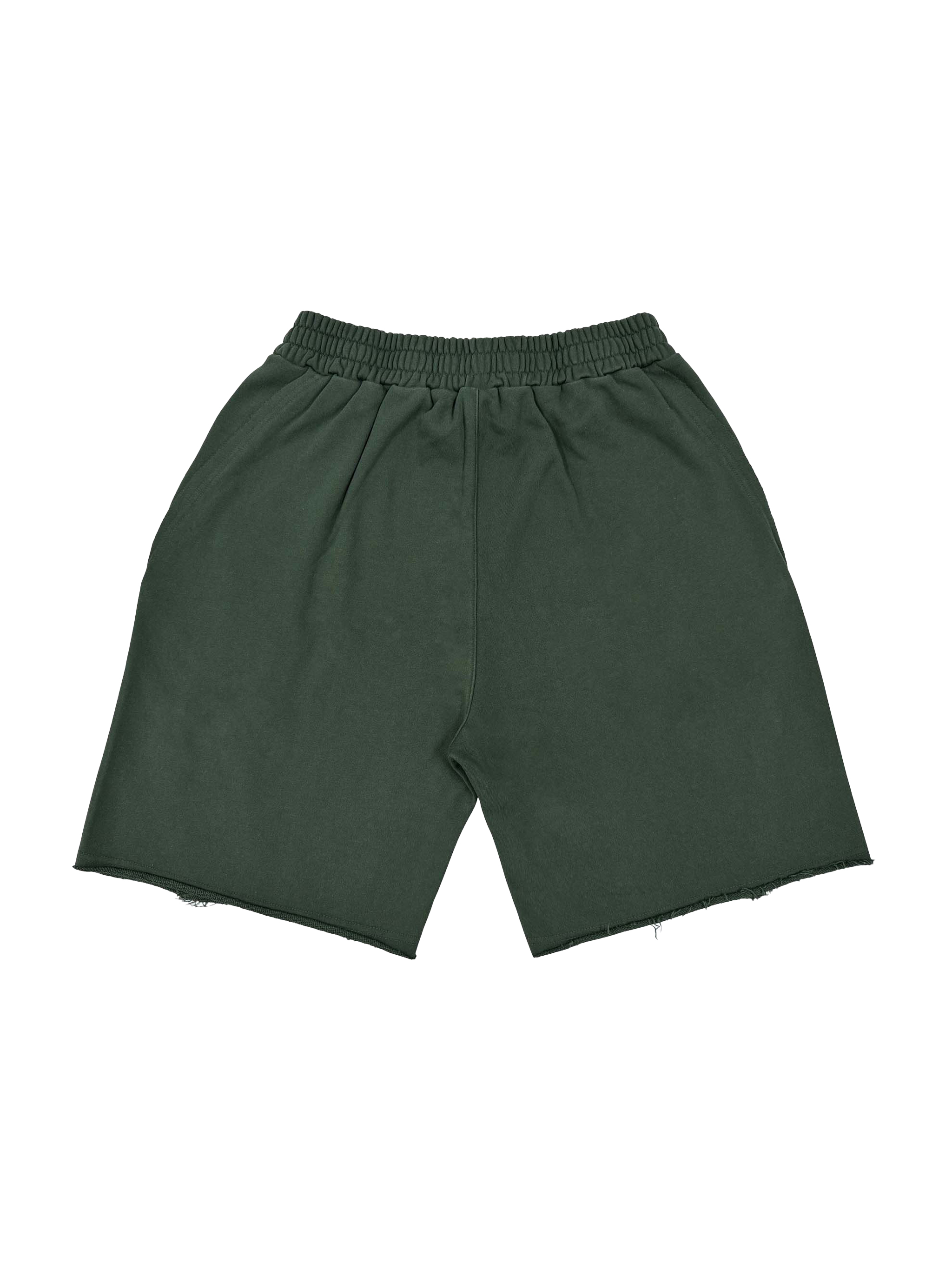 Heavyweight Vintage Washed Tiger Stripes Short Pants - 360